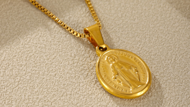 Gold Miraculous Medal